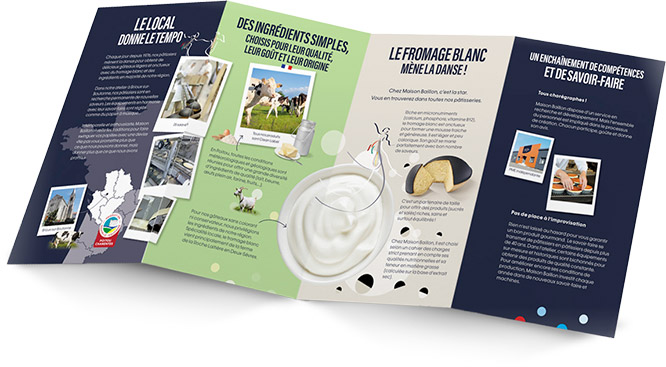 Création print, dépliant